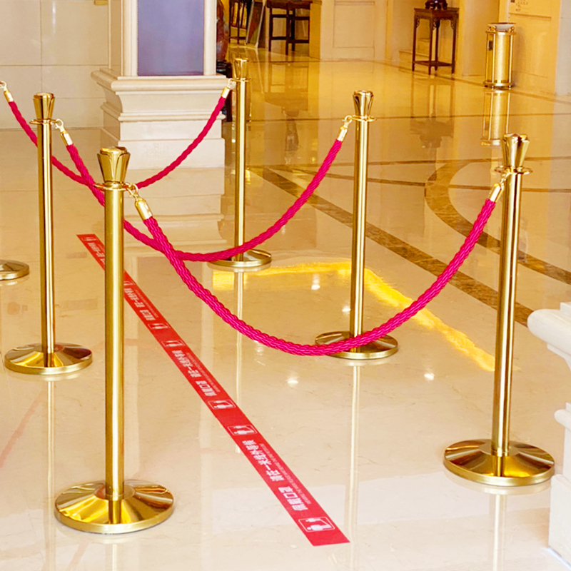 Gold VIP Crowd Control Rope Stanchions