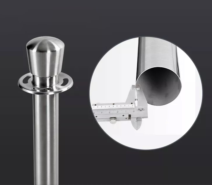 Durable Stainless Steel Crowd Control Rope Stanchions